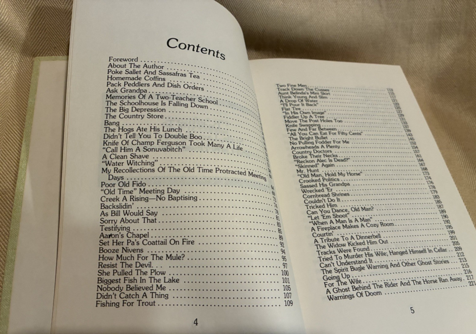 Book Cracker Barrel Tales by J. D. Eldridge signed by Author, 256 pages, 1979