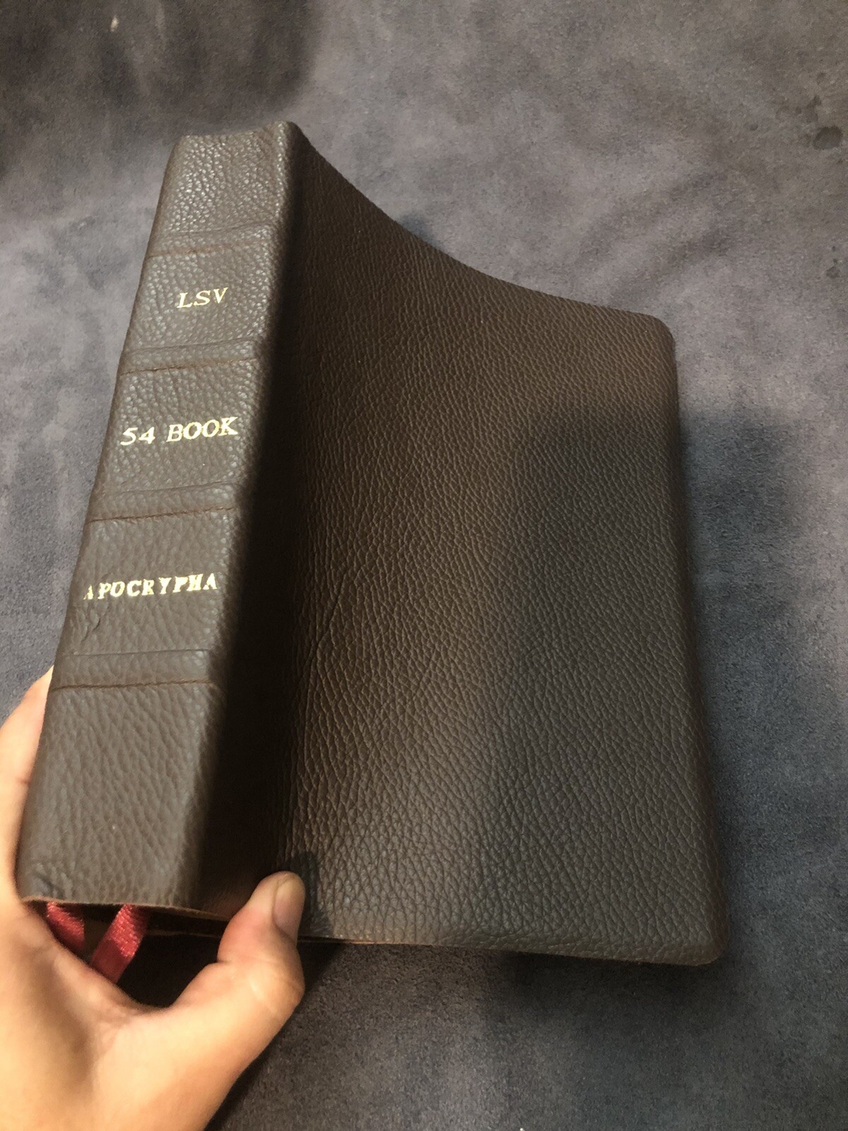 RARE LEATHER BOUND LSV LITERAL STANDARD VERSION the complete 54-book apocrypha