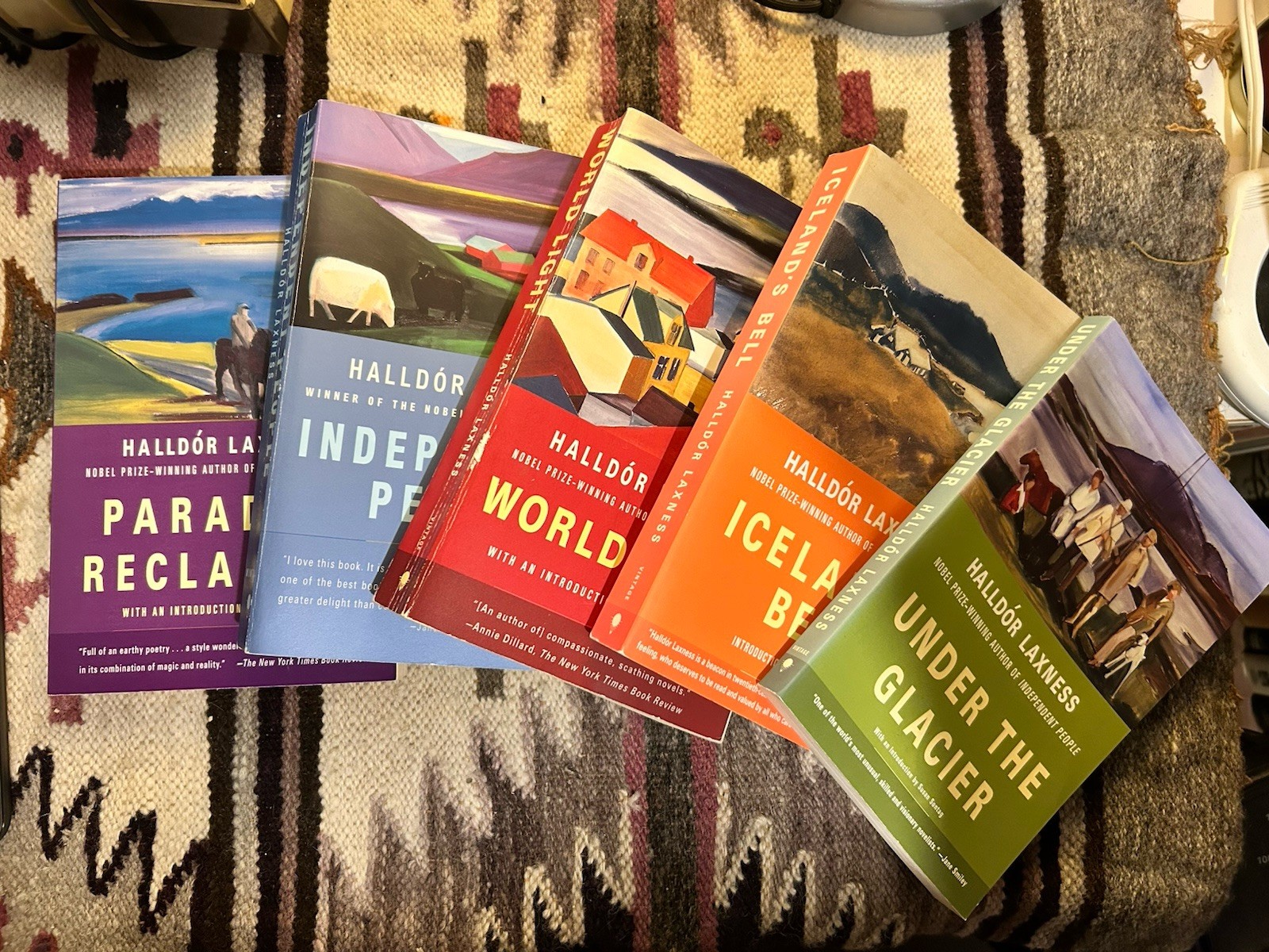 Halldór Laxness Lot of FIVE Vintage PBs (1990s/2000s, GOOD/VERY GOOD)
