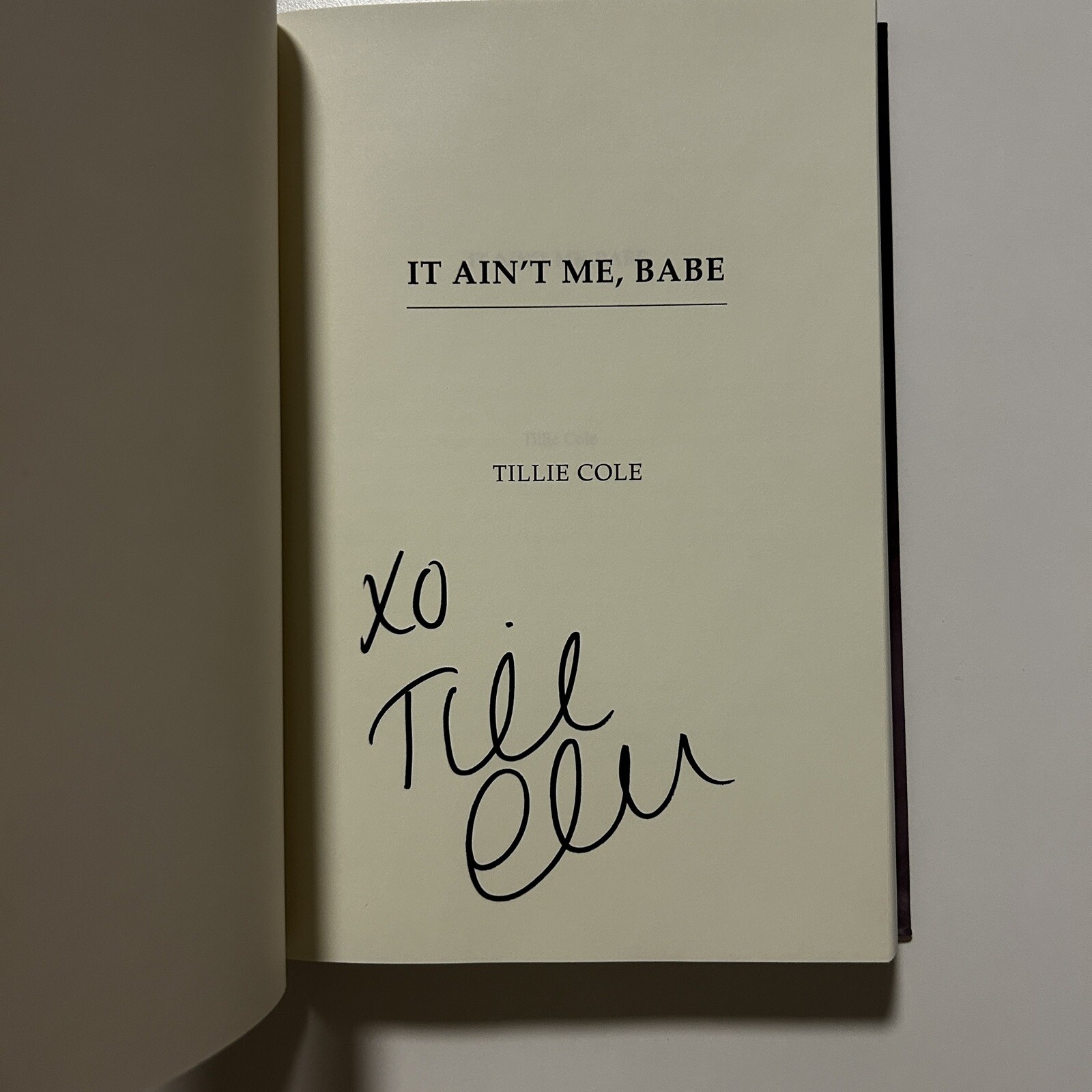 SIGNED: It Ain’t Me, Bade by Tillie Cole (Limited Special Signing Exclusive)