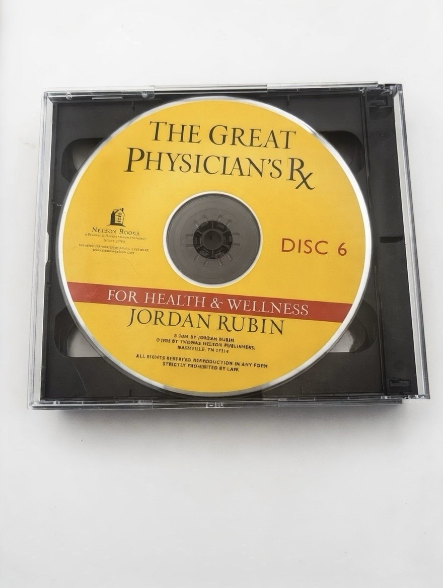 Jordan Rubin Biblical Health & Wellness GPRX Set – Book, DVDs & Audio CDs