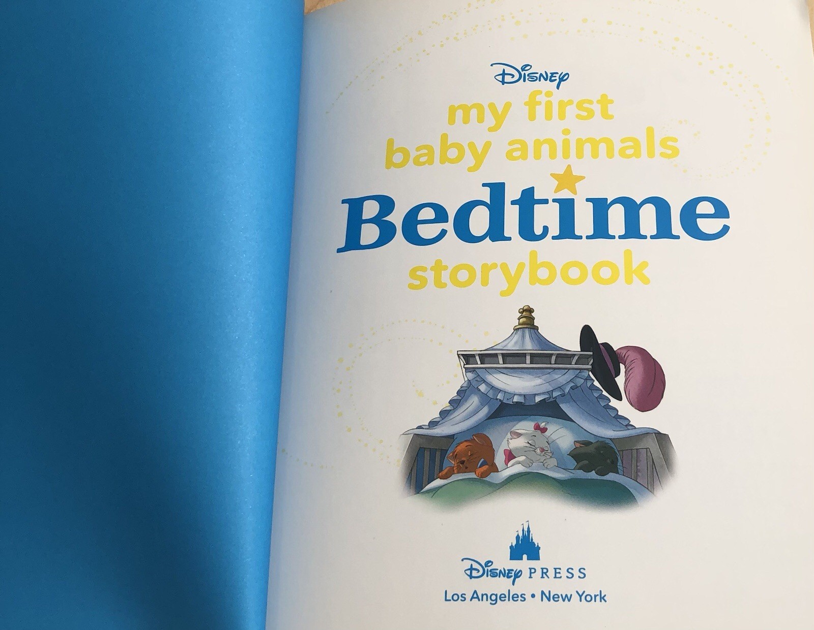 Disney My First Baby Animals Bed Time Story Book Kids 7.5X8.5in