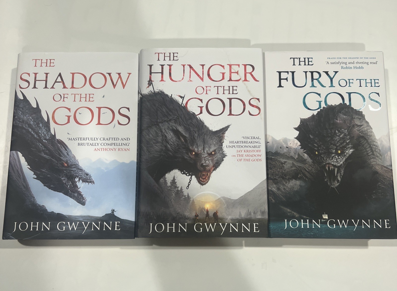 Bloodsworn Saga John Gwynne Signed Hardcover