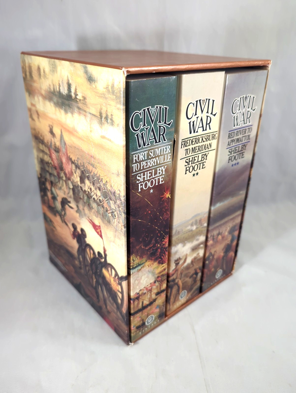The Civil War: A Narrative, 3-VOL. Boxed Set By Shelby Foote Used Very Good