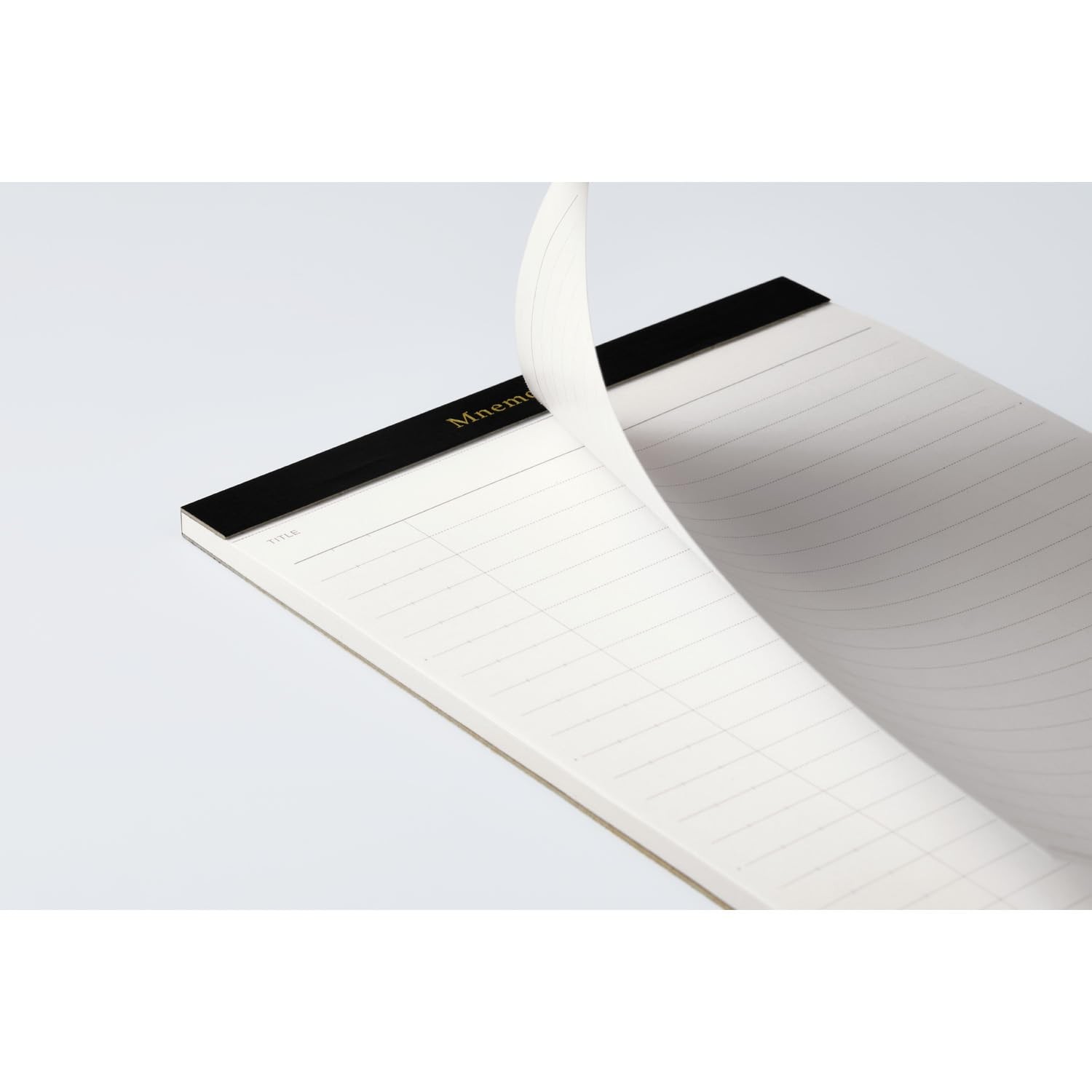 Mnemosyne Legal Pad- A5, 8.27″ x 5.83″, 50 Sheets / 100 Pages, 8mm Wide Ruled…