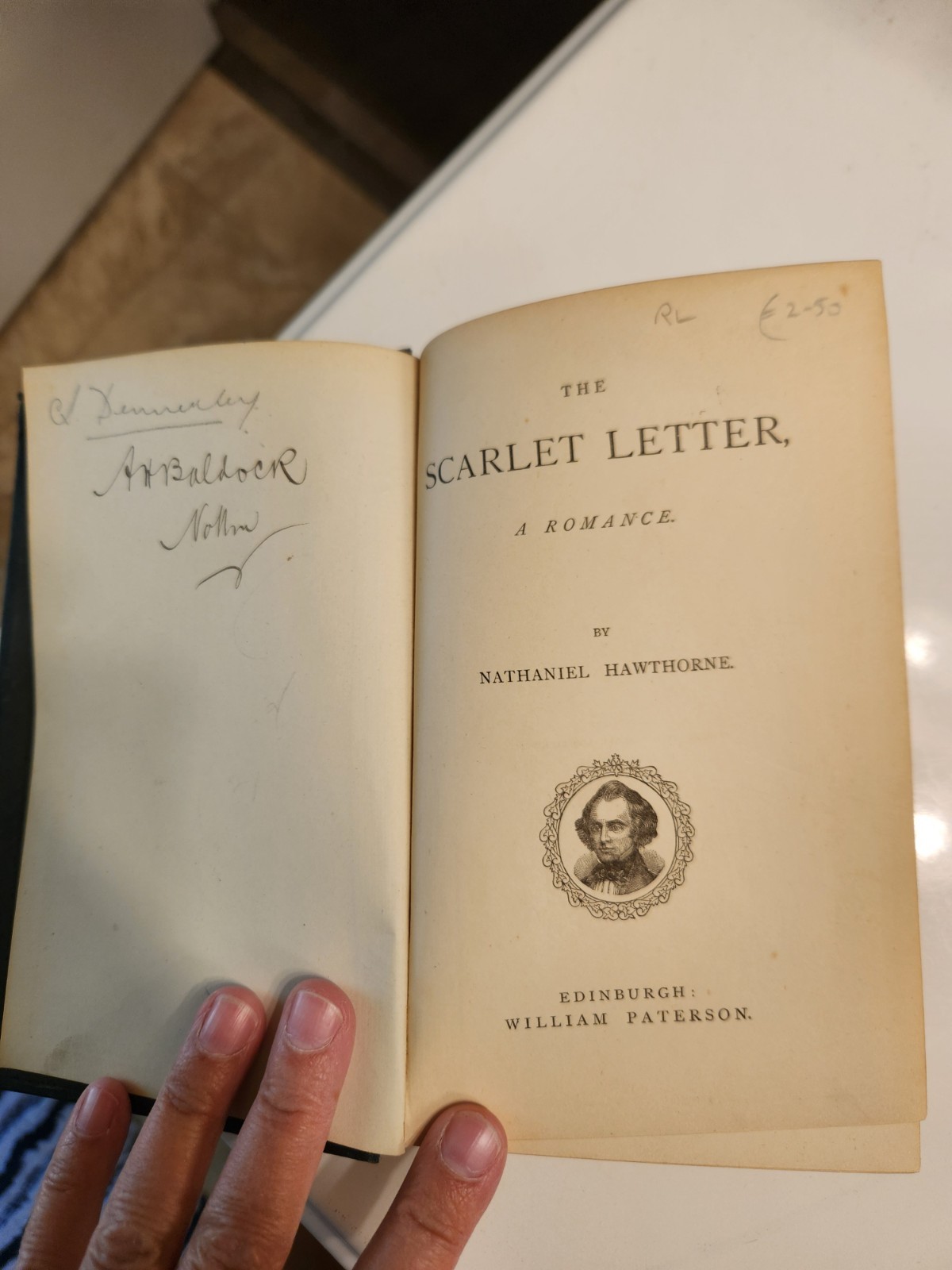 the scarlet letter hardcover 2nd edition (printed 1850)