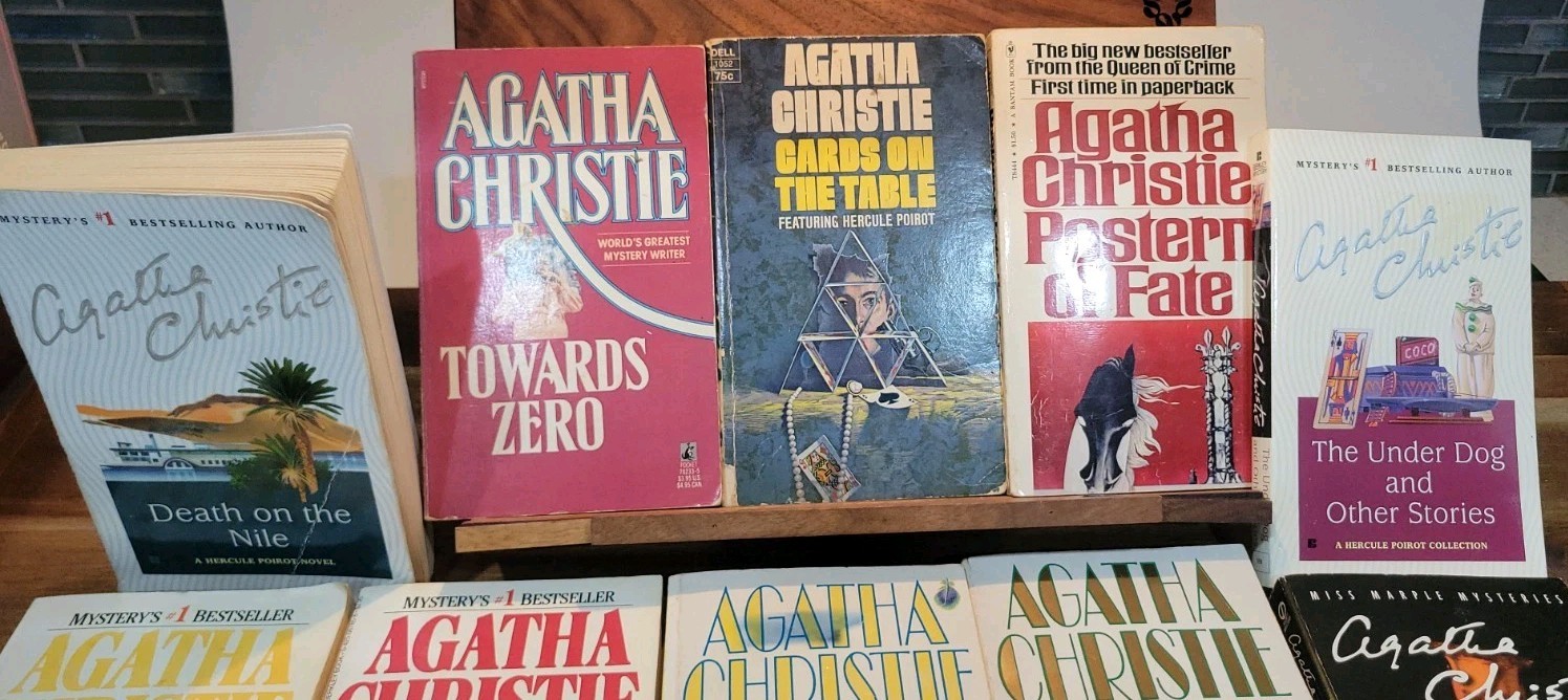 Lot Of 15 Agatha Christie Vintage PB Mysteries Hercule Poirot Miss Marple Books
