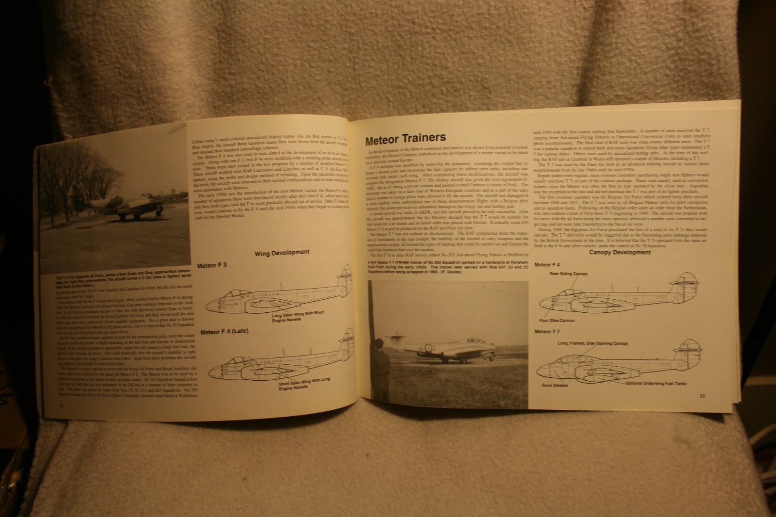 Gloster Meteor in Action Squadron Signal Book # 1152 Very Good Condition