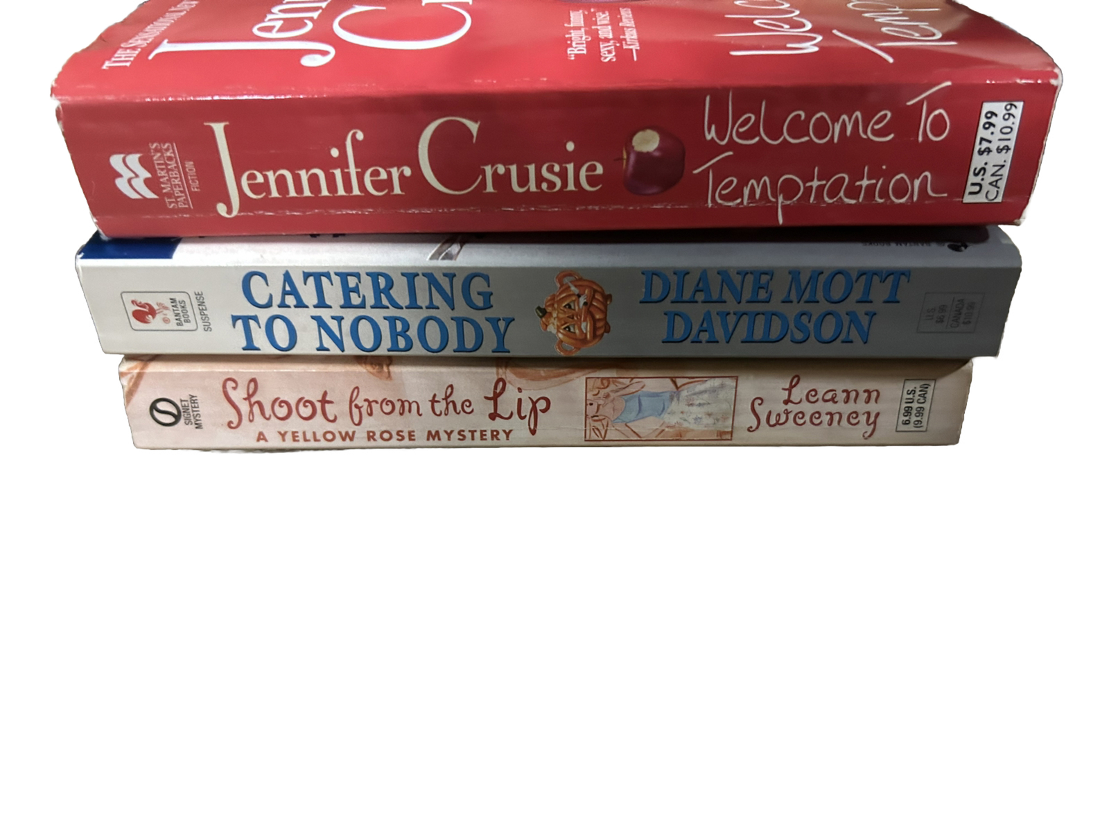 Shoot From The Lip, Catering To Nobody, Welcome To Temptation – 3 Book Lot- Ppb