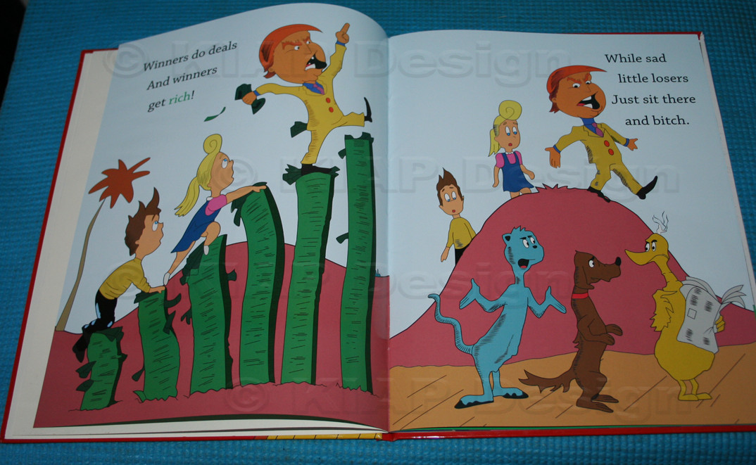 Wow! Hard Cover 11″ x 8.5″ -1 Winners Aren’t Losers Donald Trump Children’s Book