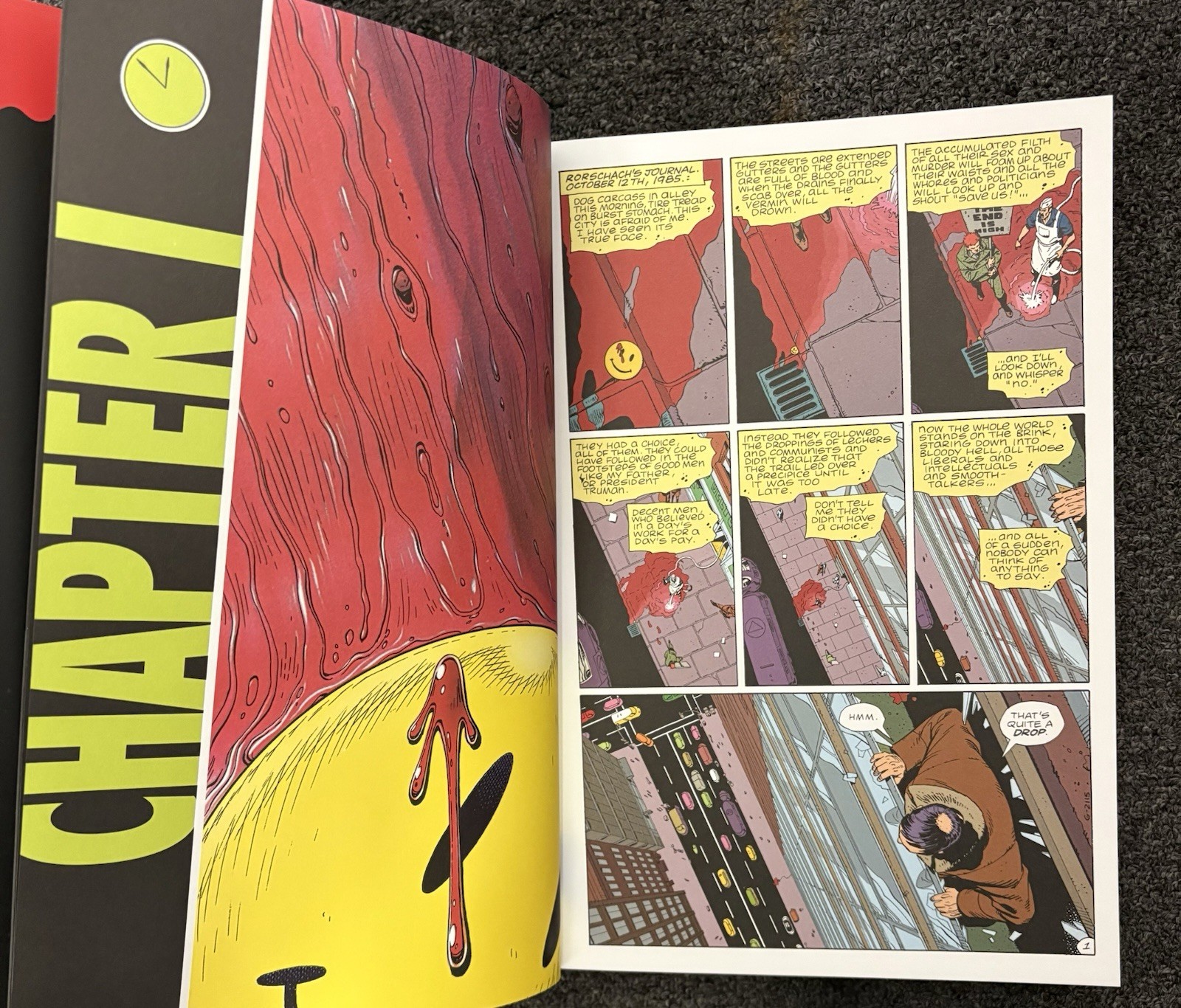 Absolute Watchmen 2023 Edition by Alan Moore Hardcover Book Black Label Like New