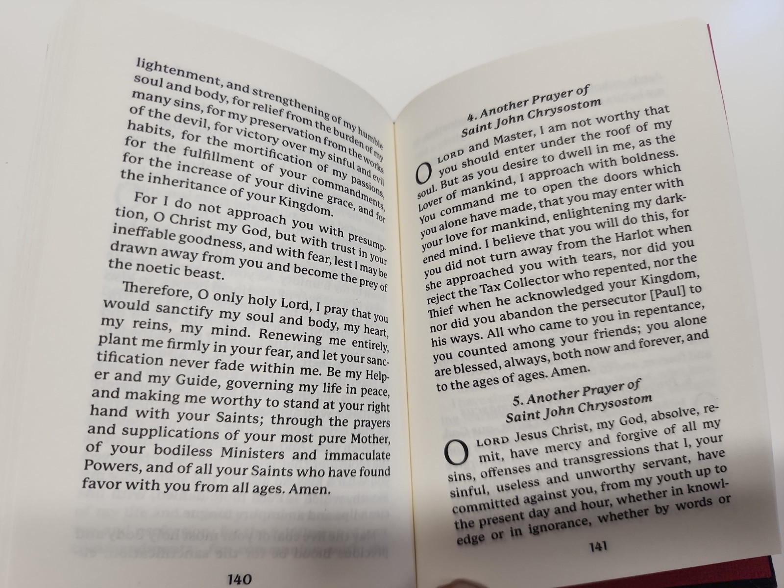 Orthodox- St Ignatius Pocket Prayer Book Modern English Edition Hardcover
