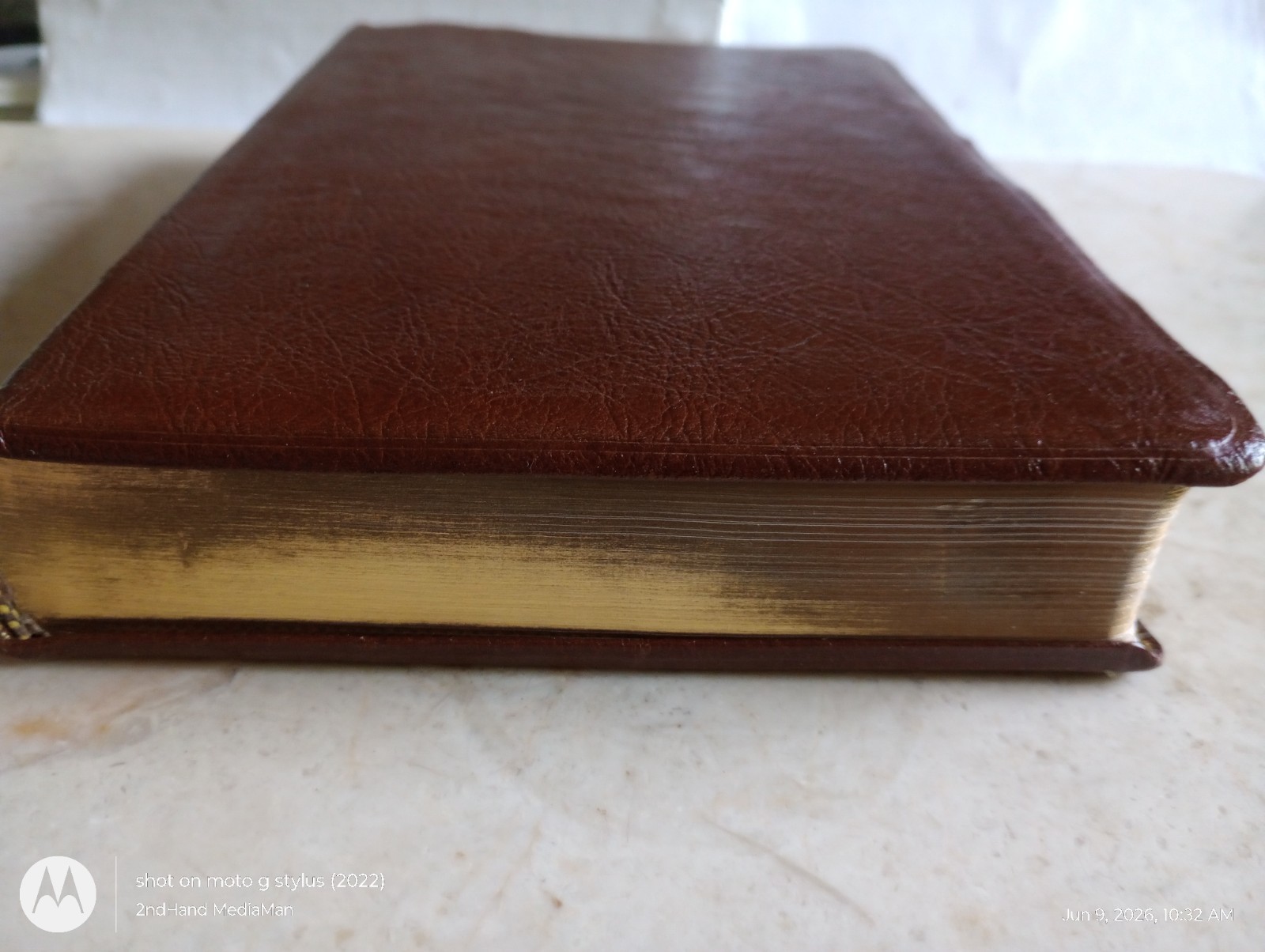 1983 NKJV HOLY OPEN BIBLE EXPANDED EDITION NELSON 456BR BROWN LEATHER BOOK