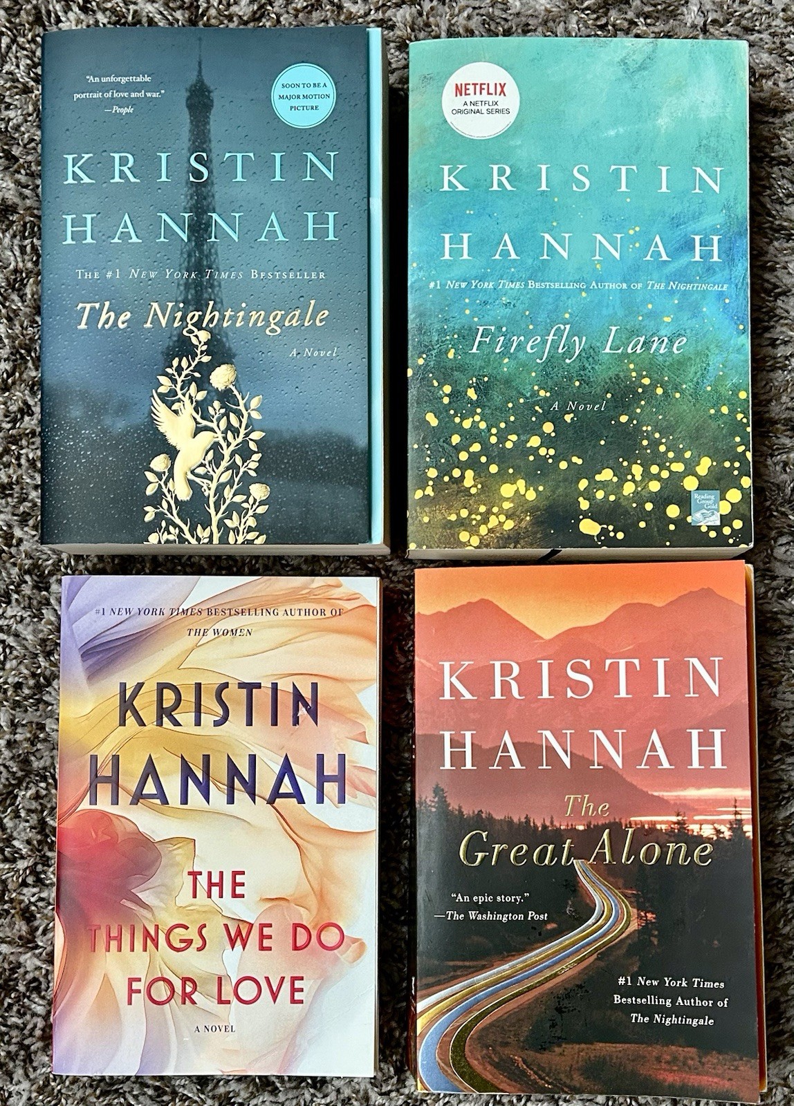 Kristin Hannah Mixed Lot of 9 Books The Women The Four Winds The Nightingale ++