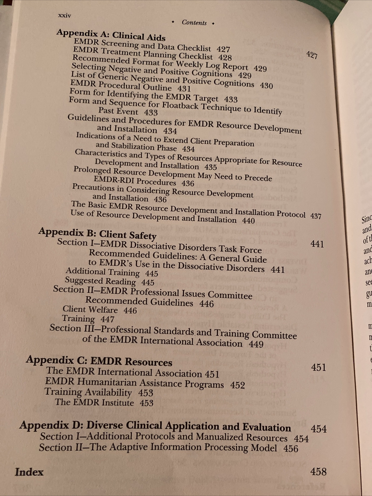 Eye Movement Desensitization And Reprocessing; Hardcover 2001