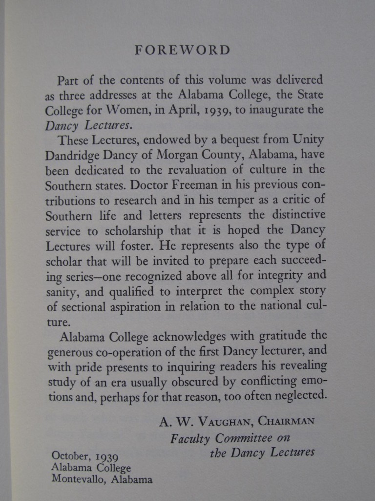 THE SOUTH TO POSTERITY – DOUGLAS SOUTHALL FREEMAN – CIVIL WAR – BRAND NEW
