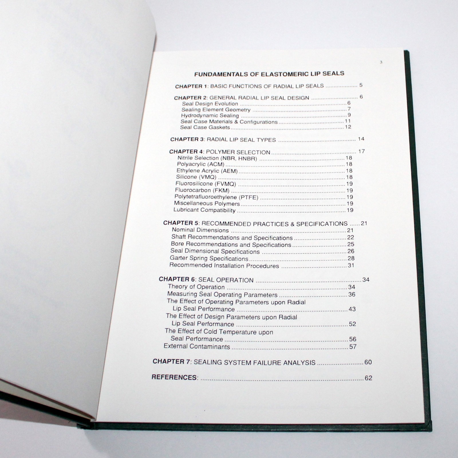 Elastomeric Lip Seal Handbook CR Industries Elgin Illinois Lubricants technology