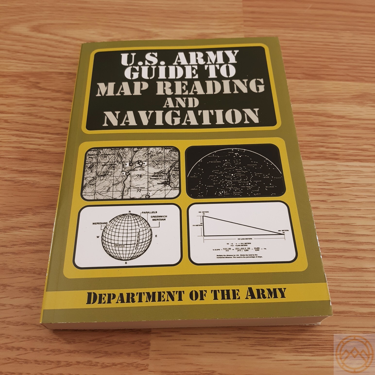 U.S. Army Guide to Map Reading Book Every Aspect Land Navigation Illustrations