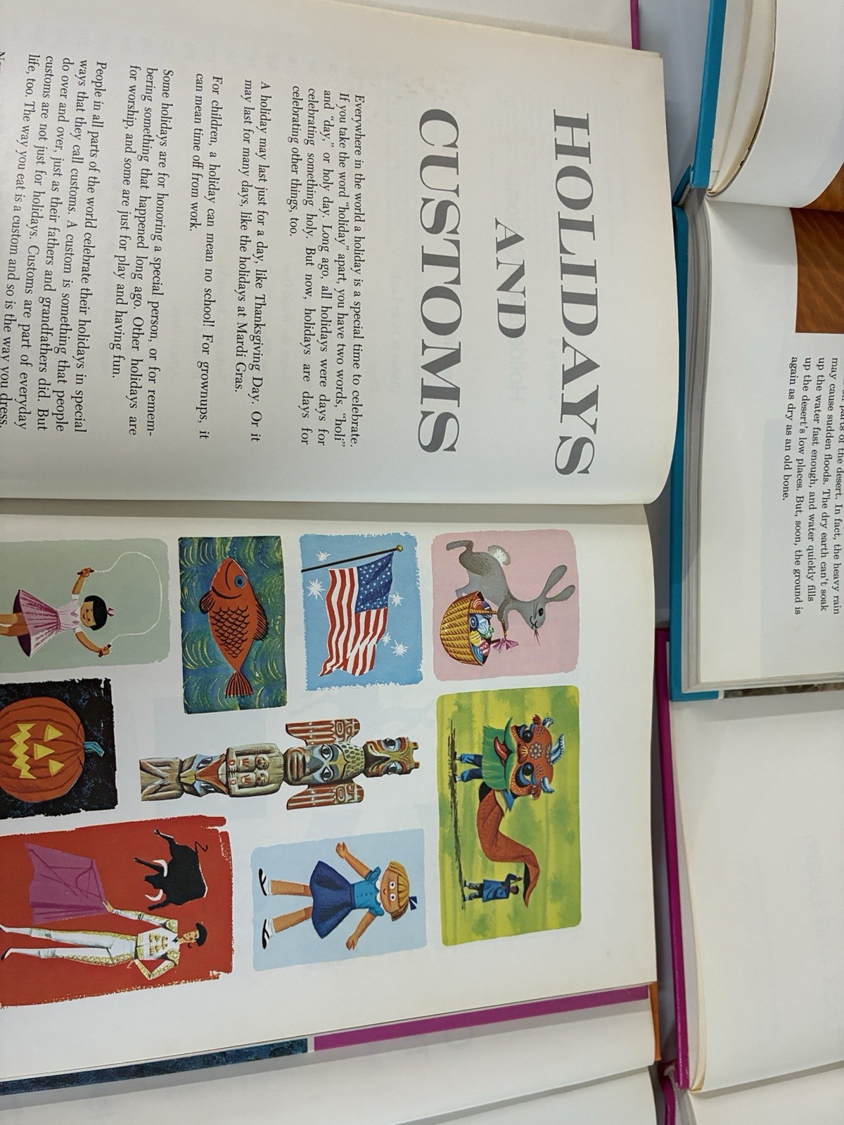 vintage 1980s childcraft Colorful Children’s volume 4, 8, 9, 12