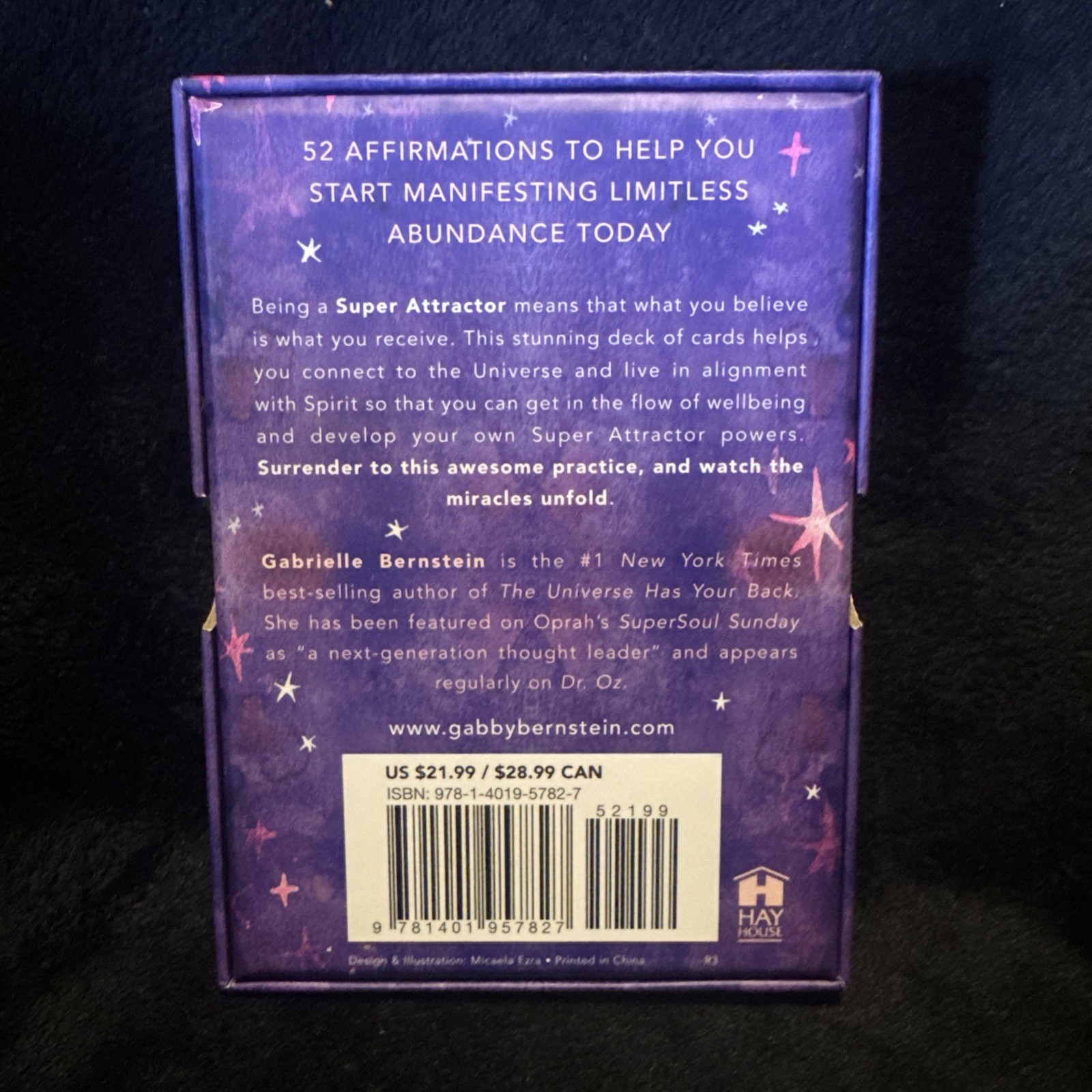 Hay House Super Attractor Gabrielle Bernstein 52 Card Deck Manifestation