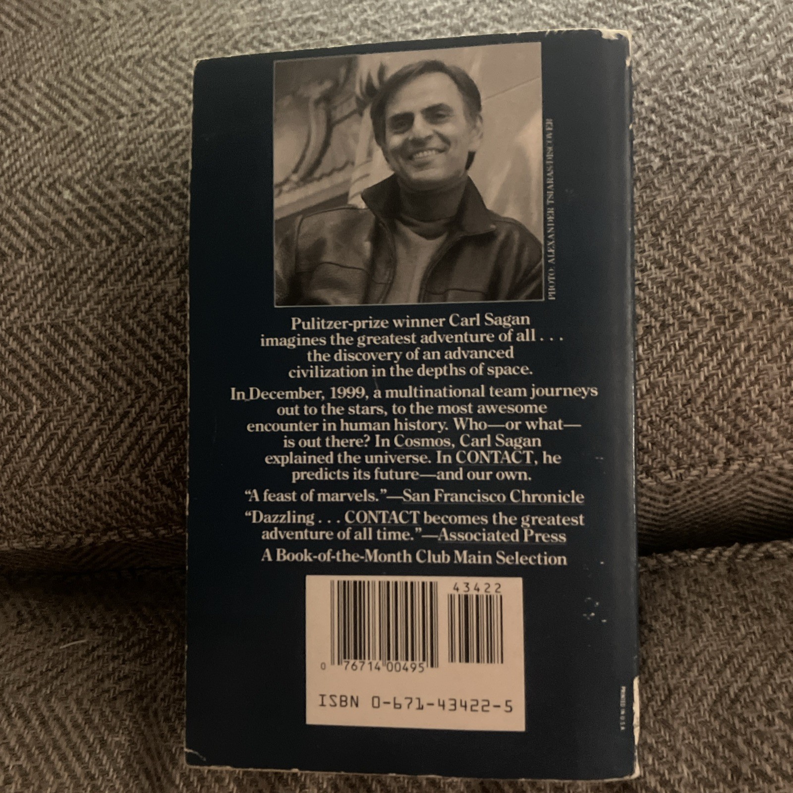 Contact Carl Sagan Paperback 1st Pocket book printing (October 1986)