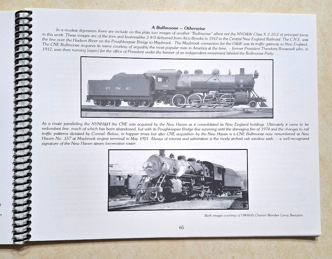 New York Ontario & Western Railway Bullmoose Big 400 Observer History Railroad