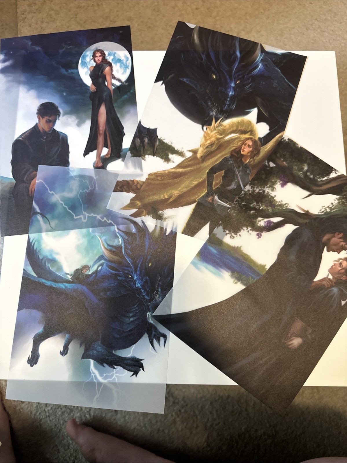 Rebecca Yarros Fourth Wing Exclusive Fairyloot Special Edition With Overlays