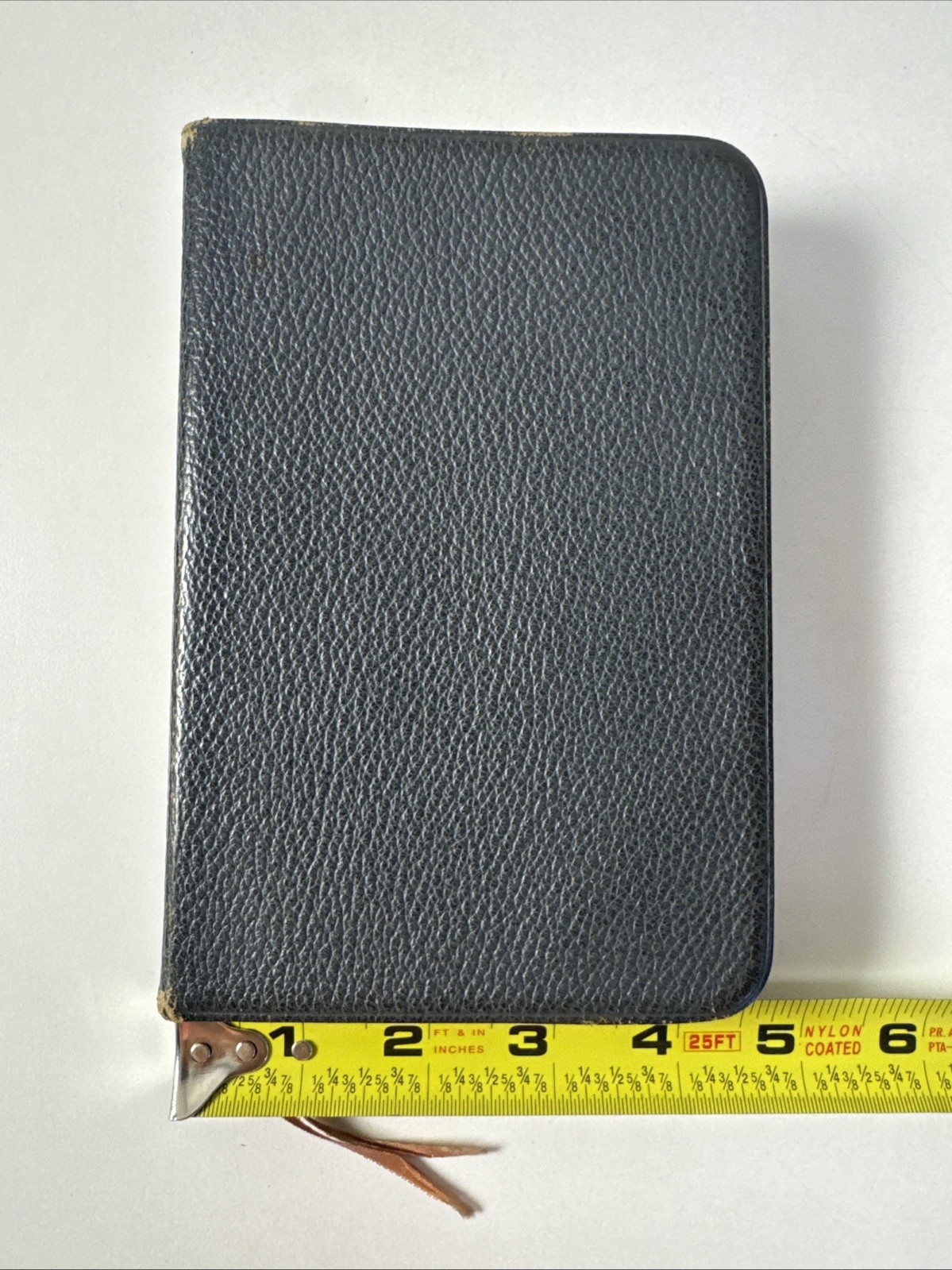 Vintage Oxford University Press Blue Gray Leather KJV Bible