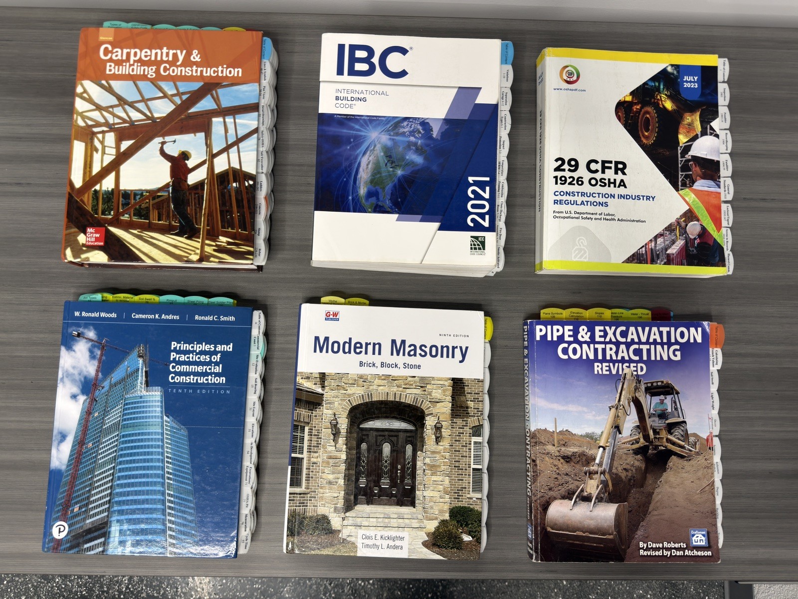 NASCLA Book Set – Highlighted and Tabbed Commercial General Building Contractor