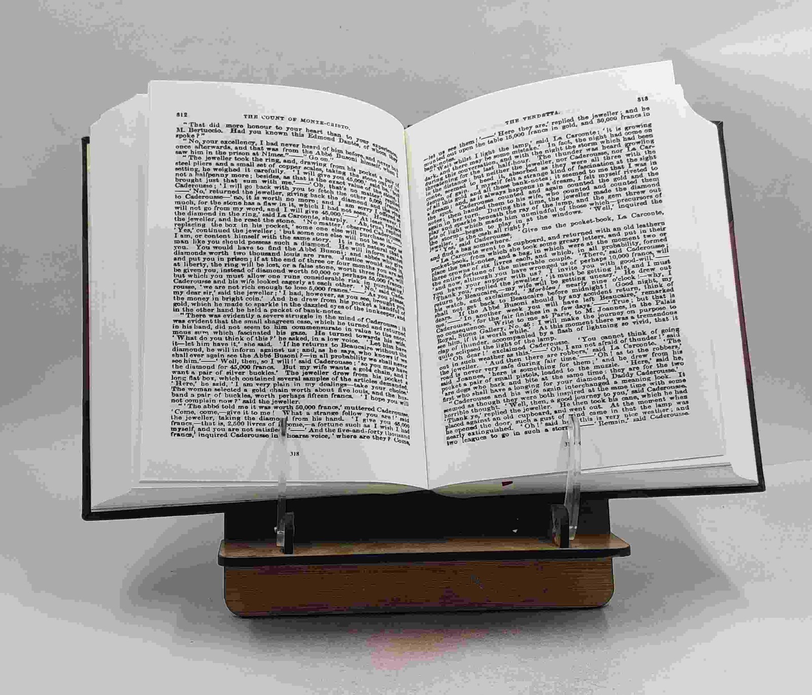 The count of Monte-Cristo Volume 1 1916 by Alexandre Dumas [Leather Crafted]