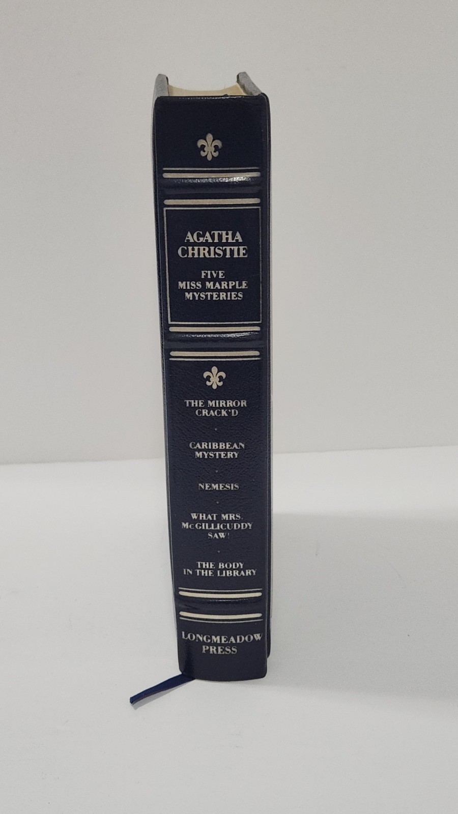 Agatha Christie – Five Miss Marple Mysteries – Longmeadow Press 1985 Leather