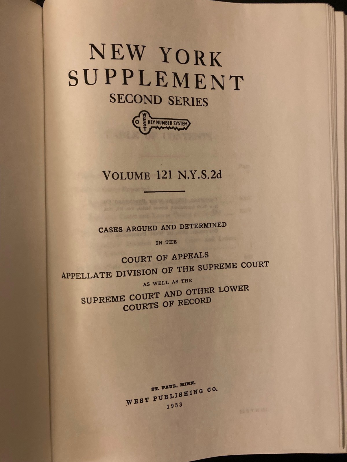 HUGE lot of New York Supplement 2d Law books. 840+ books-1953 HC $1.25 each book