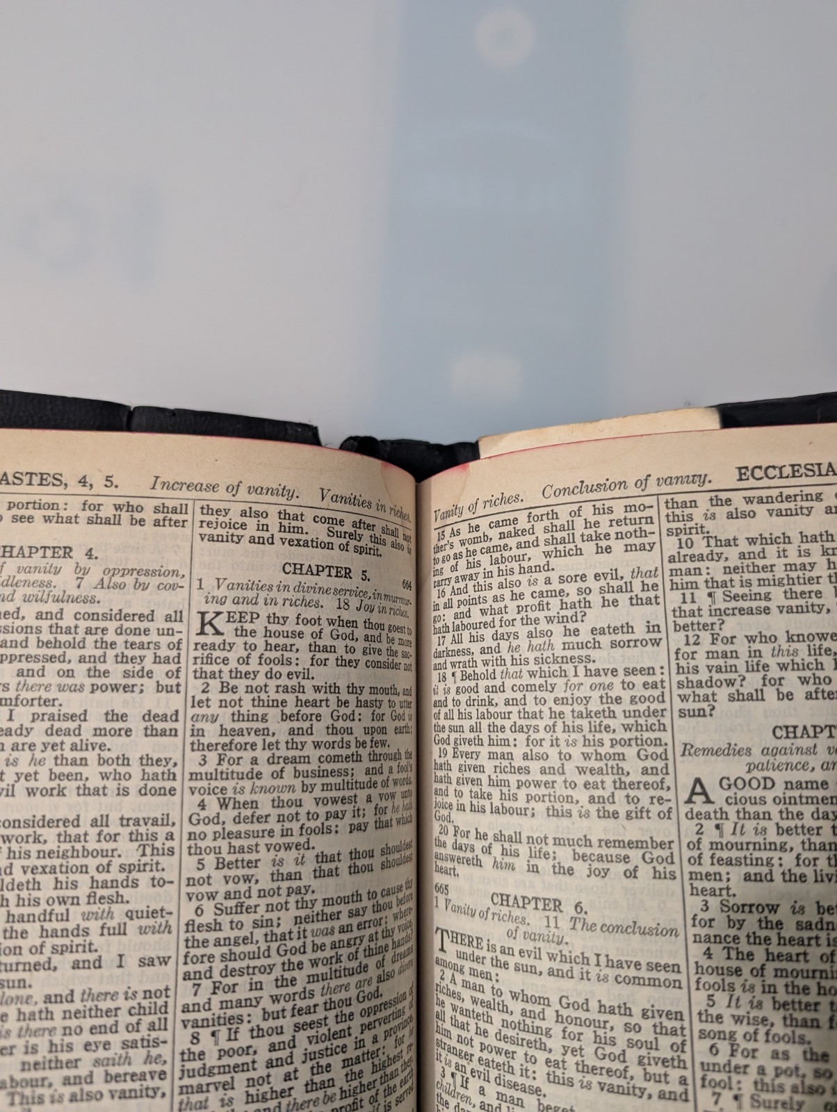 Vintage Holy Bible Illustrated With the Words of Christ Printed in Red (1940’s)