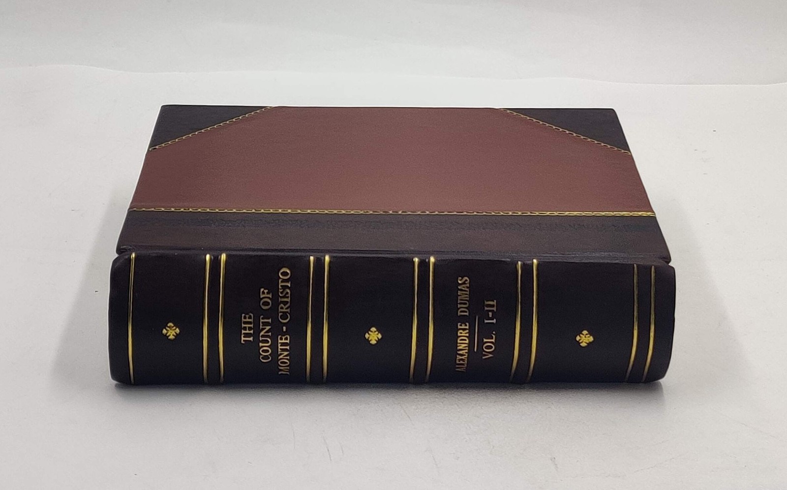 The count of Monte-Cristo Volume 1 1916 by Alexandre Dumas [Leather Crafted]
