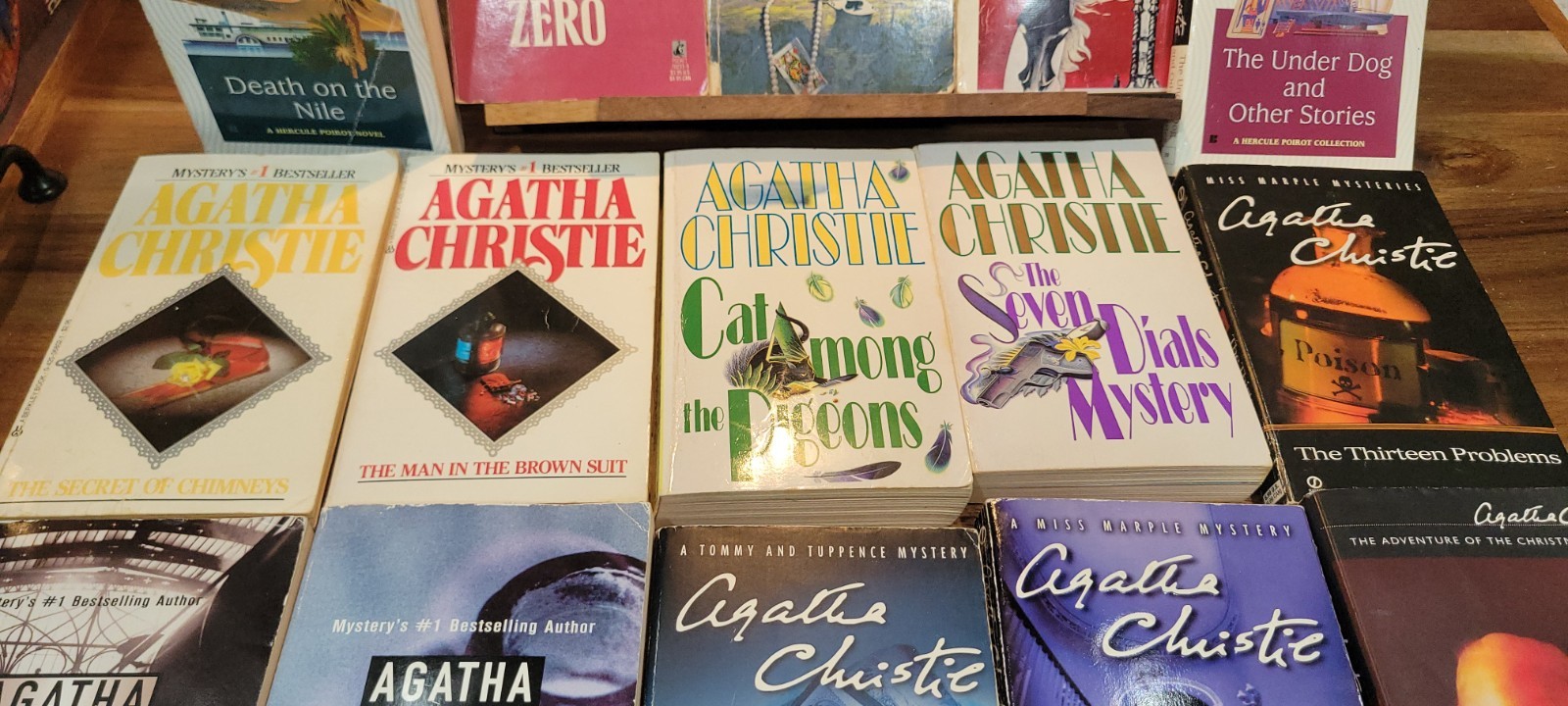 Lot Of 15 Agatha Christie Vintage PB Mysteries Hercule Poirot Miss Marple Books