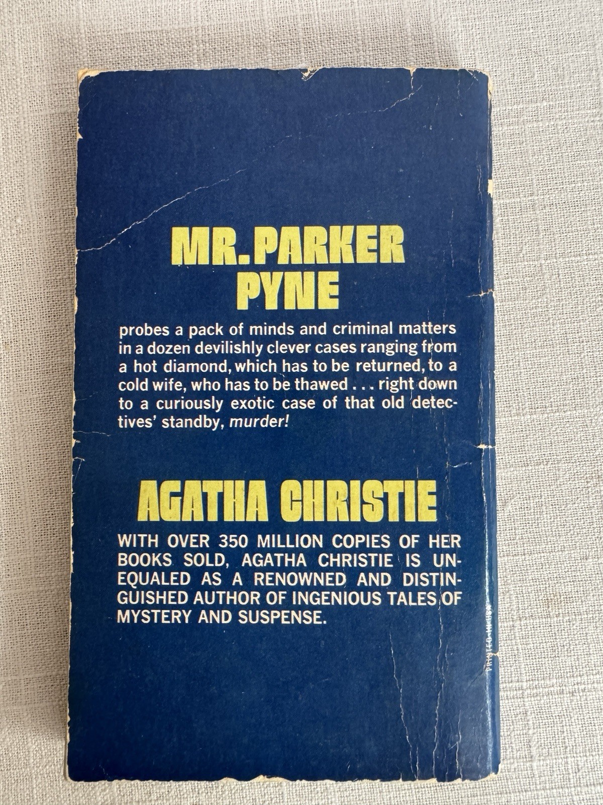 Vintage Agatha Christie Dell Mysteries Poirot Miss Marple (Lot of 5 MMPBs)