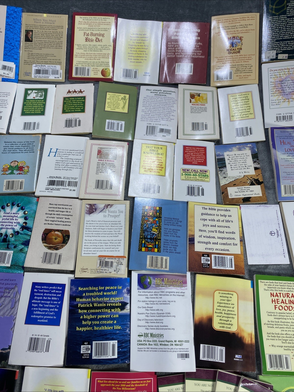 Vtg Christian Mini Book Booklet Lot Of 69 Inspirational Religious Healing Prayer