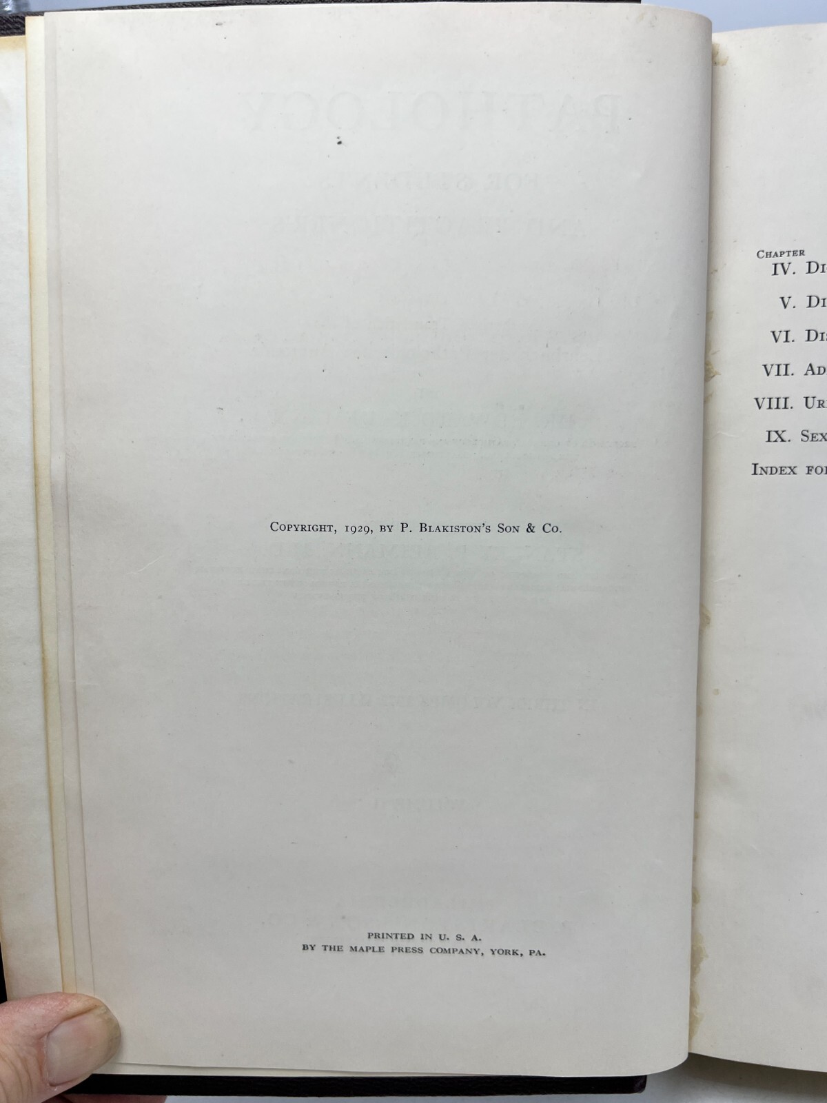 Pathology for Students and Practitioner’s Volumes I, II, III by Kaufmann (1929,H