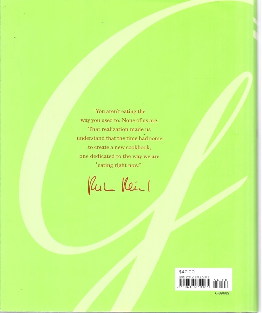 Gourmet Today Edited By Ruth Reichl (5 pounds) unread Near Mint