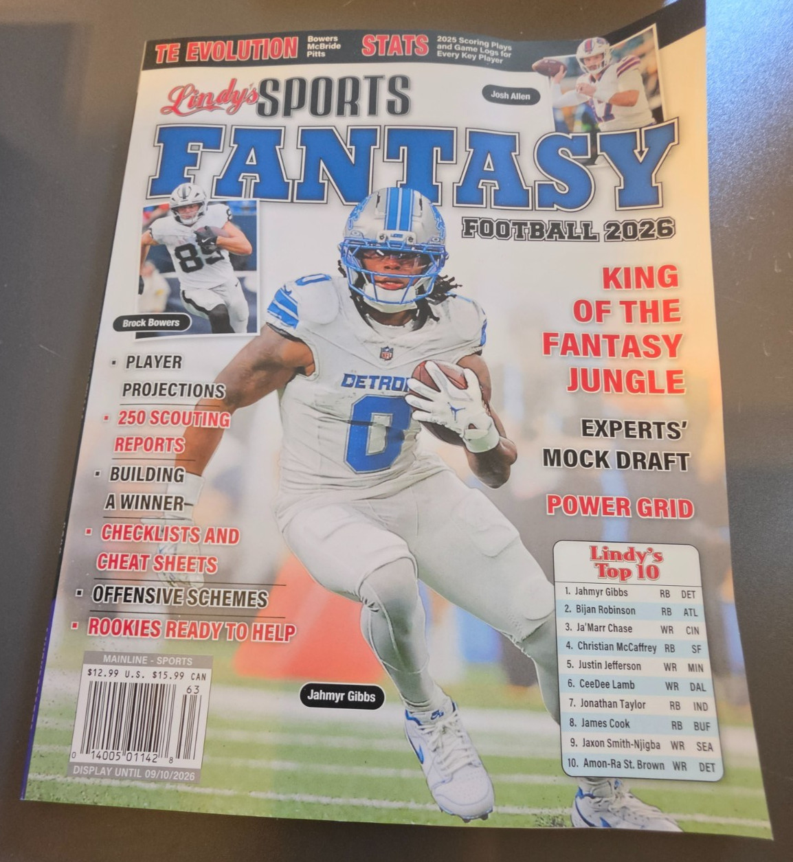 Fantasy Football 2026 by Lindy’s Sports -Player Projections-250 Scouting Reports