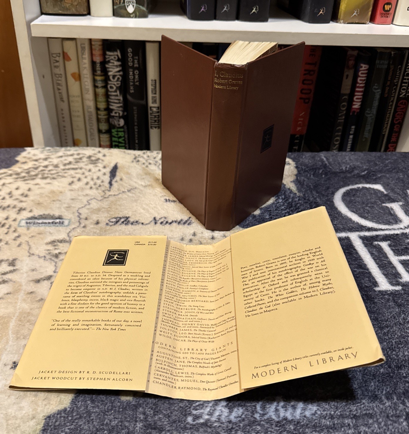 I, Claudius – Robert Graves (1982, Hardcover) Modern Library Edition, HCDJ