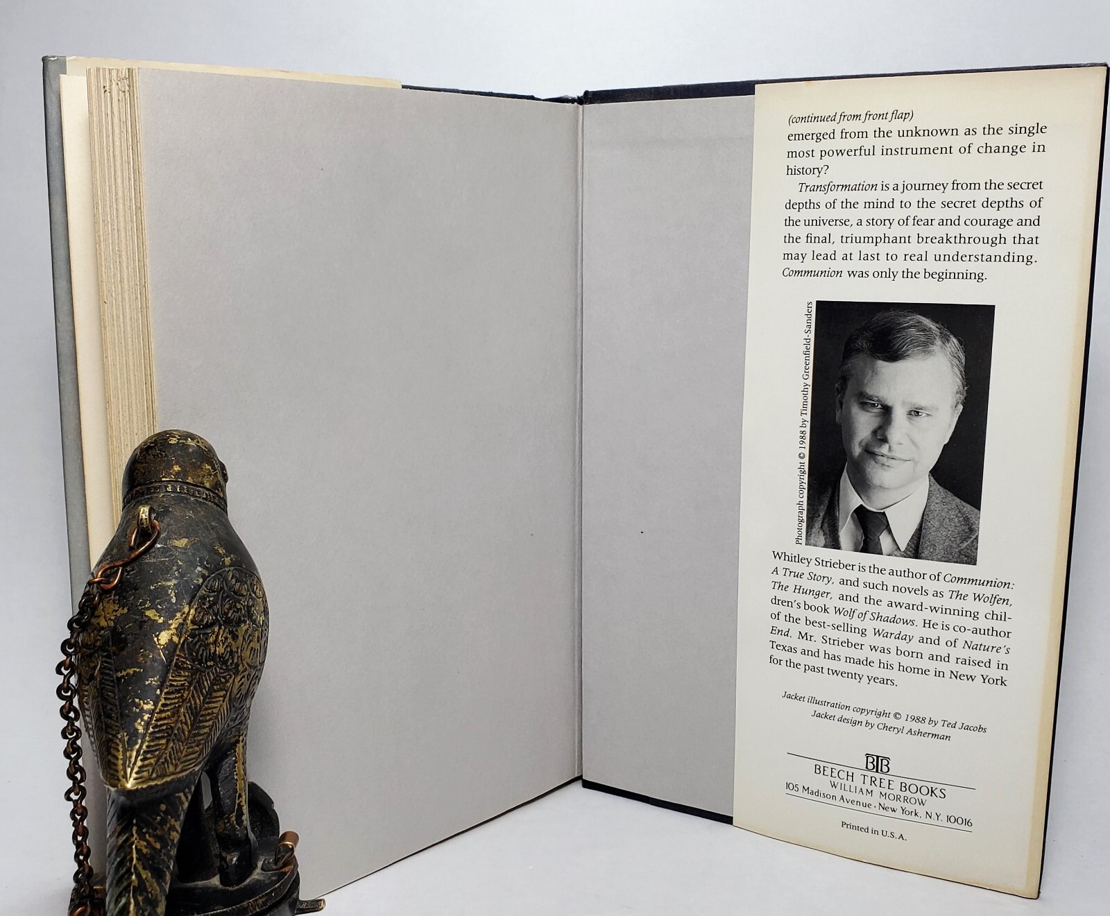 Transformation The Breakthrough Whitley Strieber First Edition First Print HC$DJ