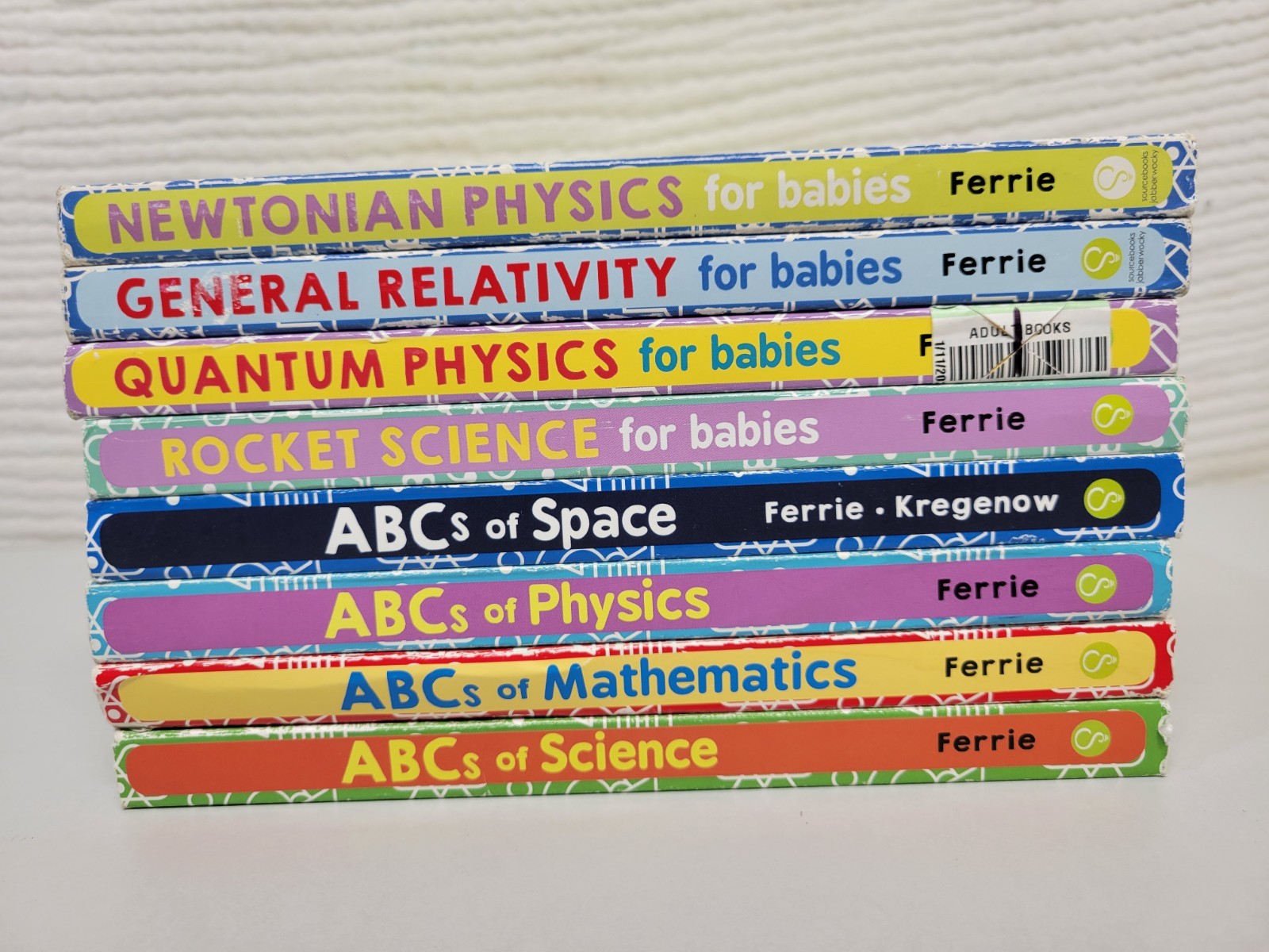 Lot of 8 Baby University Board Books for Babies by Chris Ferrie