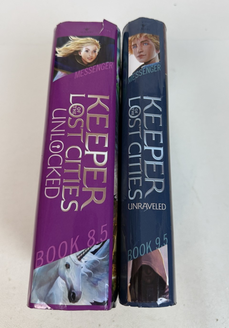 Shannon Messenger Lot 2 Keeper of the Lost Cities 8.5 Unlocked & 9.5 Unraveled