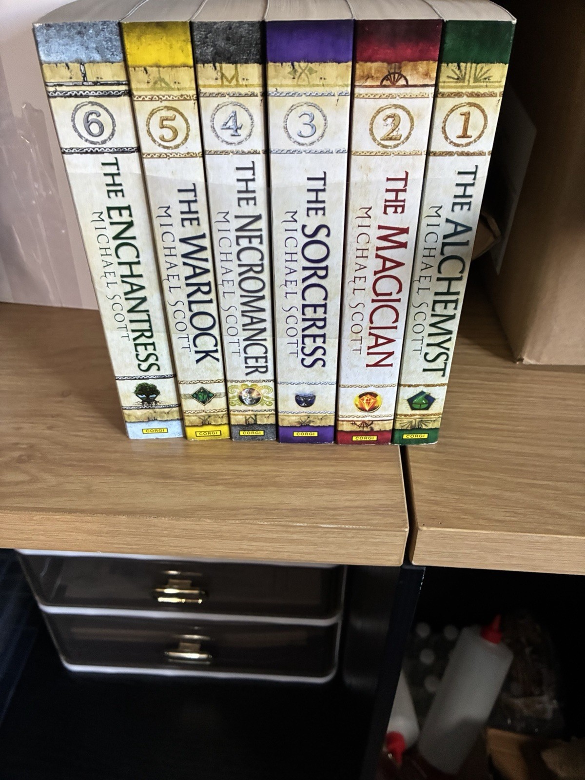 The Alchemyst Collection Box Set Paperback Michael Scott Nicholas Flamel