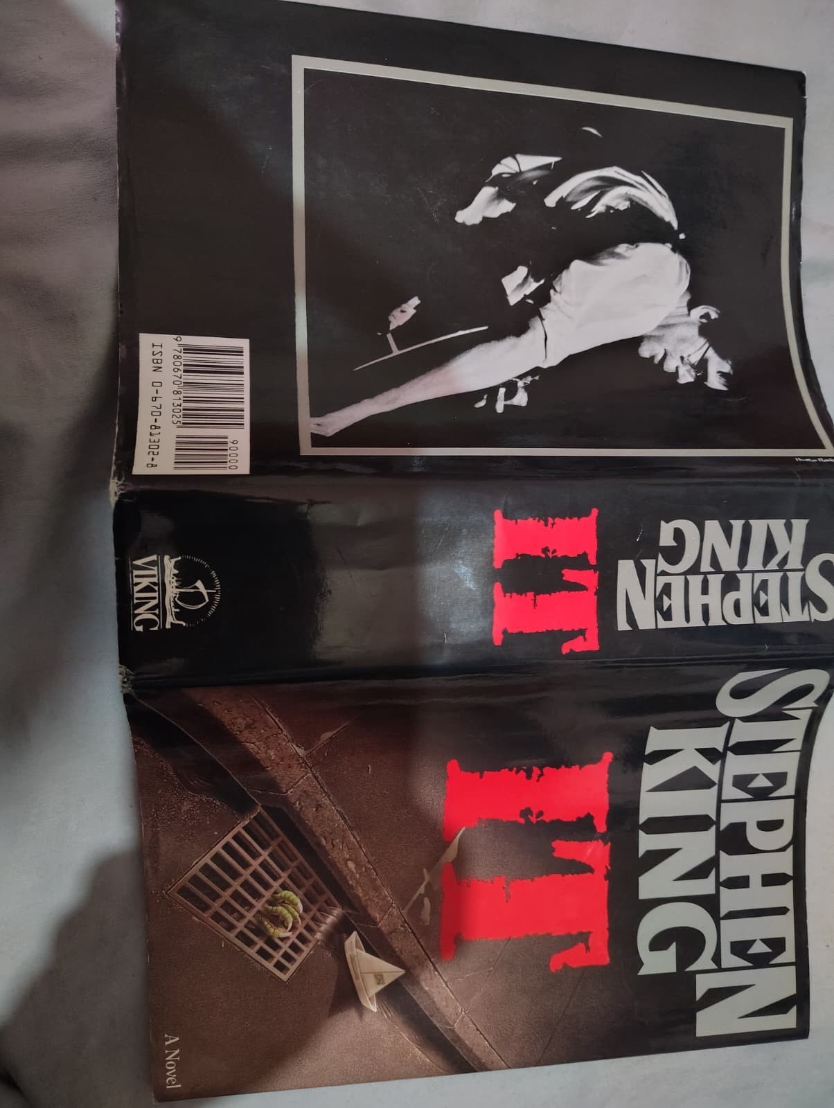 Stephen King IT 1986 Viking HBDJ True First Printing First Edition Book VG