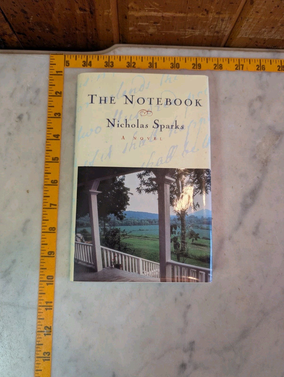 SIGNED The Notebook by Nicholas Sparks 1996 Hardcover DJ First Ed First Print