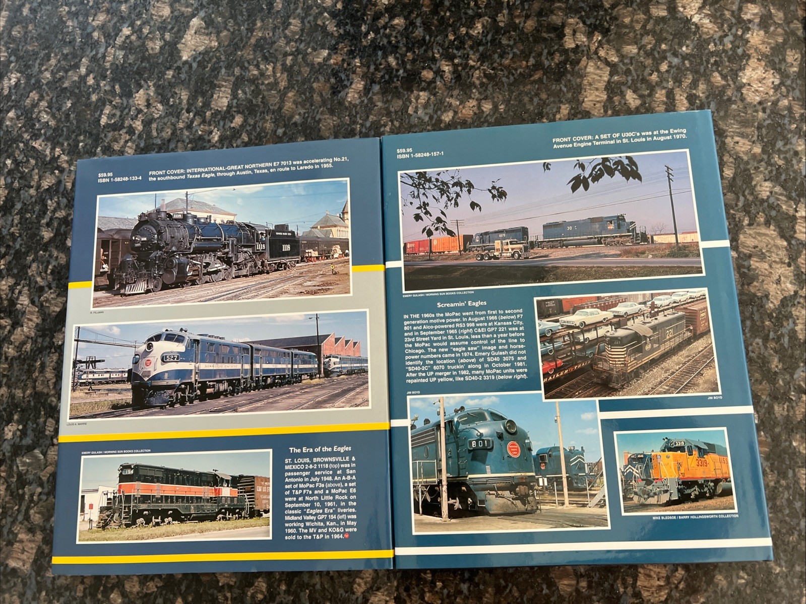 Missouri Pacific in Color Vol 1 -2 The Era of the EAGLES by Jim Boyd 1st Print