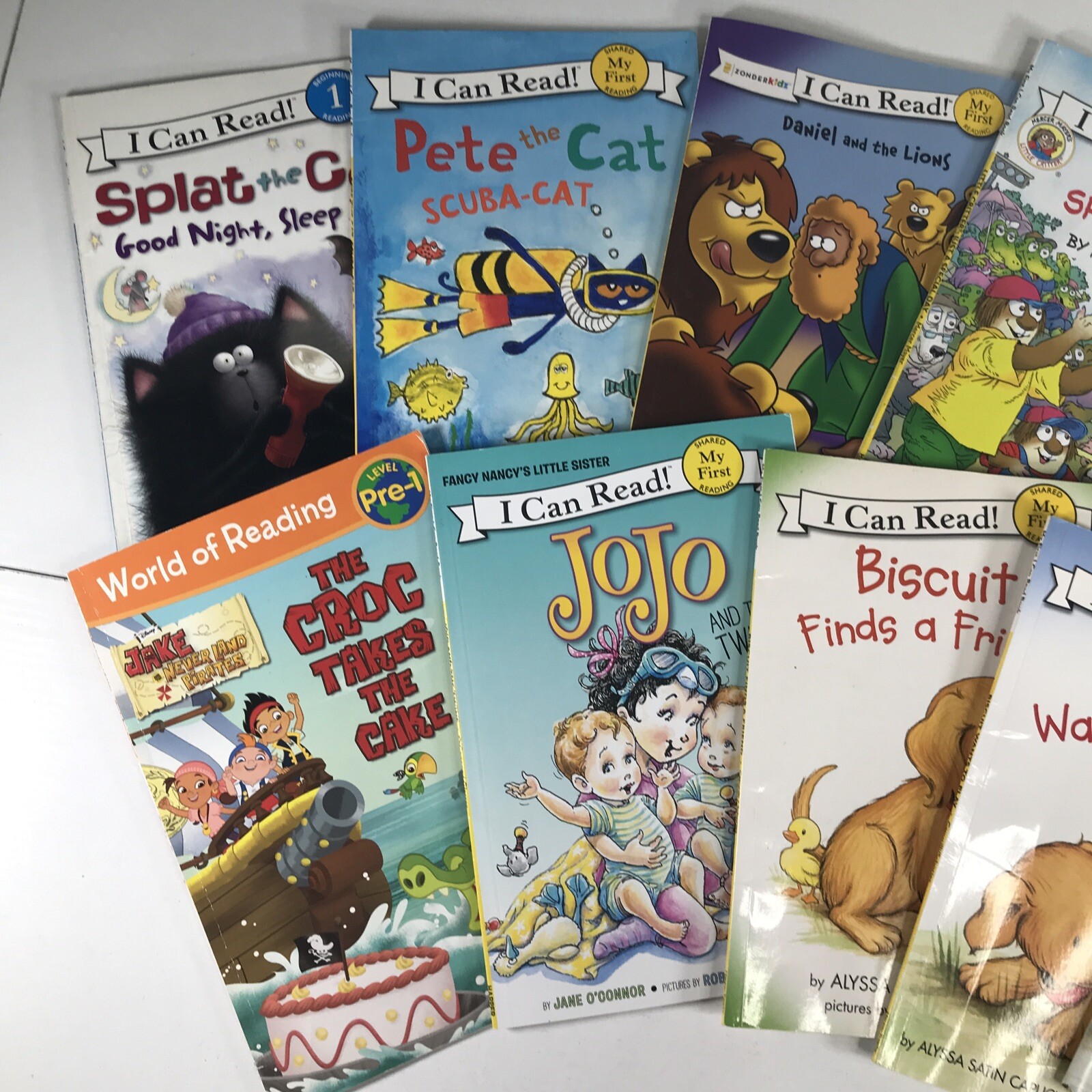 Random Lot of 10 Level My First Reader | Step Into Reading | I Can Read Unisex
