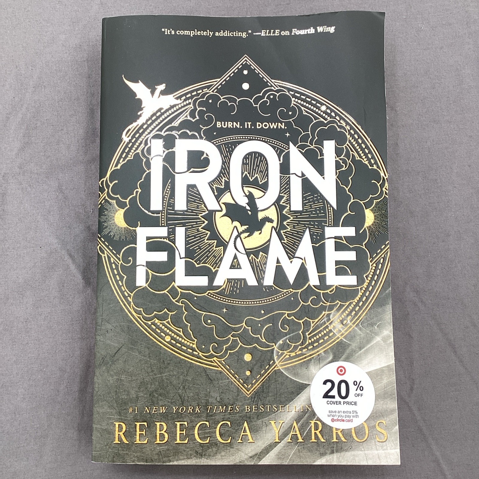 Iron Flame By Rebecca Yarros Paperback Book Brand New & Imperfect
